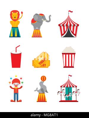 Il circus design, illustrazione vettoriale EPS10 graphic Illustrazione Vettoriale