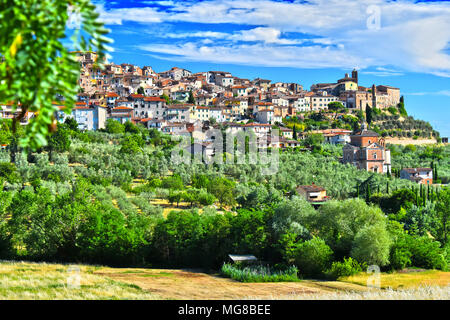 Città di Chianciano Terme in provincia di Siena in Toscana, Italia. Foto Stock