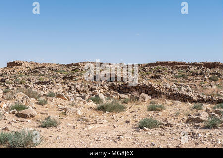 Umm ar-Rasas, rovine di epoca romana, bizantina e civiltà musulmana. Foto Stock