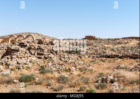 Umm ar-Rasas,un sito archeologico in Giordania Foto Stock