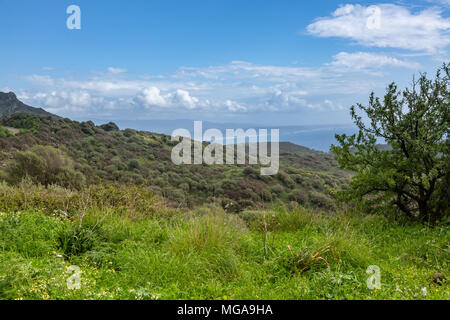 La molla atmosfera della costa nord-occidentale della Sardegna, Italia Foto Stock