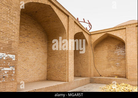 Blocco delle antiche case di argilla in Iran Foto Stock