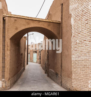 Blocco delle antiche case di argilla in Iran Foto Stock