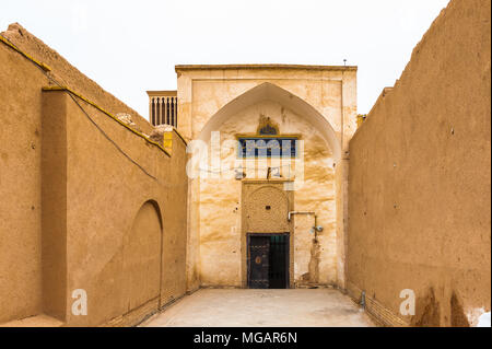 Area povera del anceint case in Iran Foto Stock