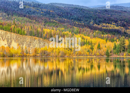 Lago Yellowhead, British Columbia, Canada Foto Stock