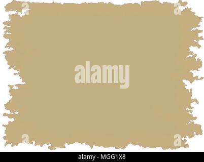 Antica carta papiro. Vector vecchia carta texture, fogli di carta pergamena illustrazione Illustrazione Vettoriale
