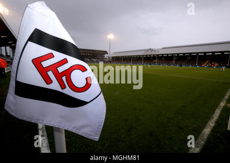 Una vista generale del passo durante il cielo di scommessa match del campionato a Craven Cottage, Londra. Foto Stock