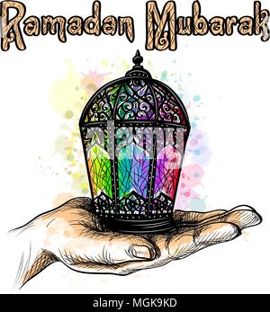 Lanterna Fanus Ramadan Illustrazione Vettoriale