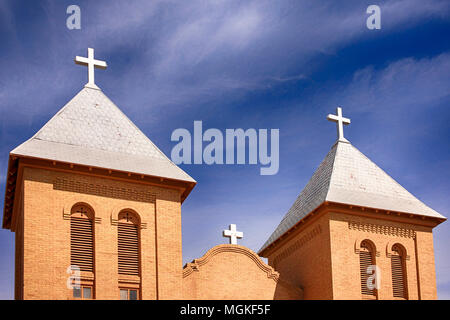 Basilica di San Albino Chiesa cattolica in Las Cruces, NM, Stati Uniti d'America Foto Stock