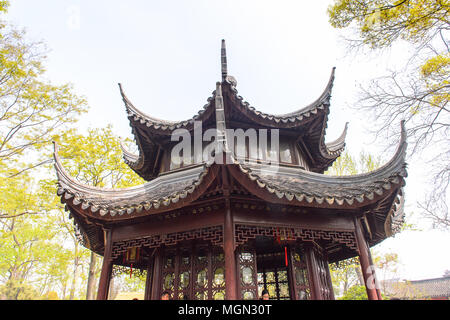 Pagoda delle umili dell'amministratore del giardino, un giardino Cinese di Suzhou, un sito Patrimonio Mondiale dell'UNESCO Foto Stock