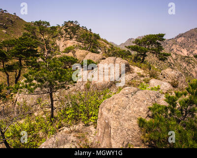 Mount Kumgang (Diamante) di montagna del Monte Kumgang regione turistica in Corea del Nord Foto Stock