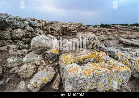 Rovine scavate in Siria Foto Stock