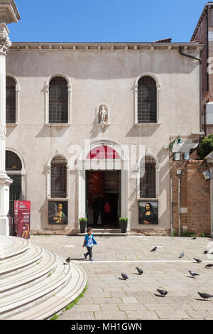 Museo Leonardo da Vinci (Museo Leonardo da Vinci), Campo San Rocco, San Polo, Venezia, Veneto, Italia Foto Stock