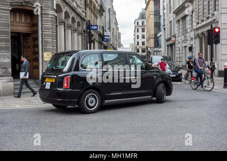 Nuovo TX electric Londra Taxi da Londra Veicolo elettrico Company (LEVC), Regno Unito Foto Stock