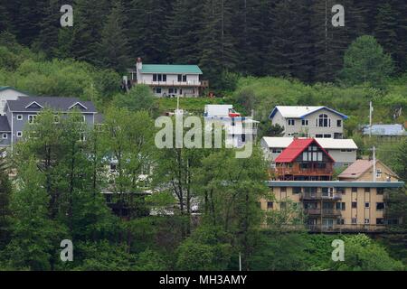 Juneau quartiere residenziale vicino. Foto Stock