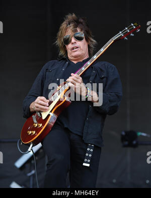 SUNRISE FL - 29 aprile: Dean cetta di tempio in pietra Pilotsat Markham Park il 29 aprile 2018 in Sunrise, Florida. Persone: Dean cetta Foto Stock