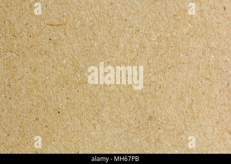 Giallo di cartone carta accartocciata elenco texture di sfondo o. Foto Stock