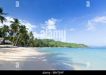 Porto Spiaggia Barton, isola di Palawan, Filippine Foto Stock