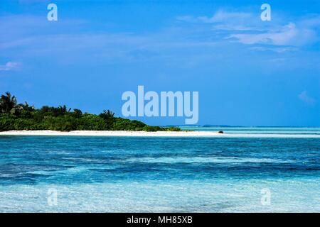 Maldive Island Paradise Foto Stock