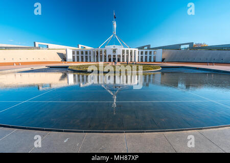 La Casa del Parlamento a Canberra, Australia Foto Stock