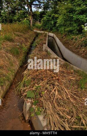 Shiromizu Yaehara è una zona suburbana di Ueda, Prefettura di Nara Foto Stock