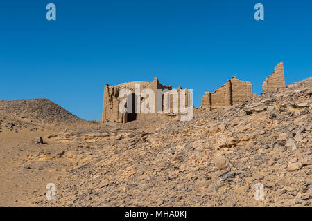 Al-Bagawat (El-Bagawat), un antico cimitero cristiano, uno dei più antichi al mondo, Kharga Oasis, Egitto Foto Stock