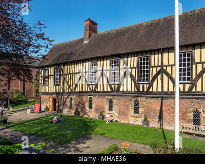 Il Merchant Adventurers Hall un medievale storico guildhall in York Yorkshire Inghilterra Foto Stock