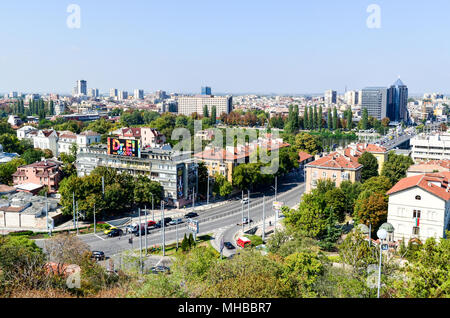 Vista aerea di Plovdiv, Bulgaria Foto Stock