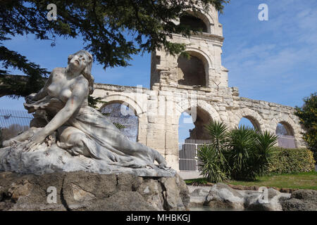 Il teatro antico in Arles Francia 2018 Foto Stock