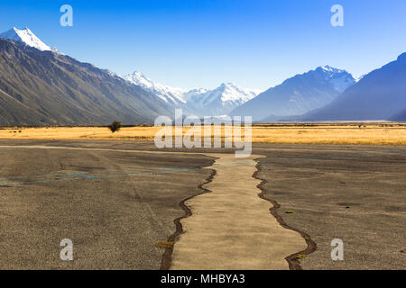 Da Mount Cook Nuova Zelanda. Posto fantastico. Foto Stock