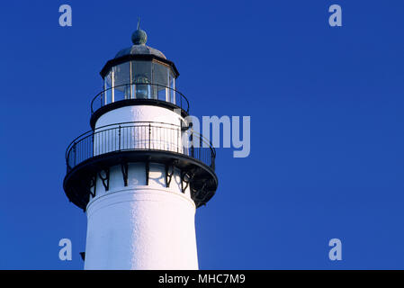 St Simons Lighthouse, St Simons Lightstation, Georgia Foto Stock