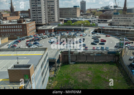 Skyline, Coventry city centre Foto Stock