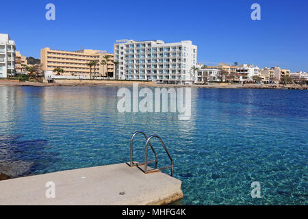 Hotel Levante e Parco di Levante, Cala Bona, Mallorca Foto Stock