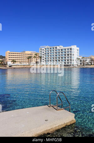 Hotel Levante e Parco di Levante, Cala Bona, Mallorca Foto Stock