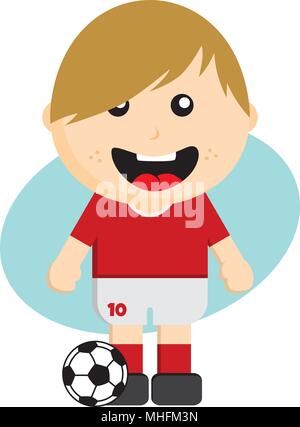 Gruppo team russia torneo di calcio russia 2018 arte vettoriale Illustrazione Vettoriale