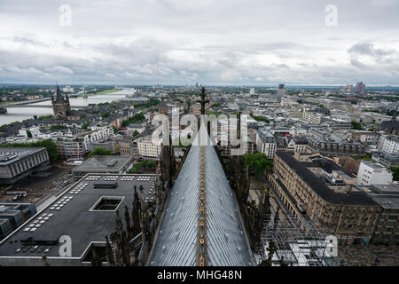 La cattedrale di Colonia - Colonia. Kölner Dom - Köln. Foto Stock