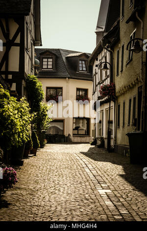 Street in Dunkel, Germania Foto Stock