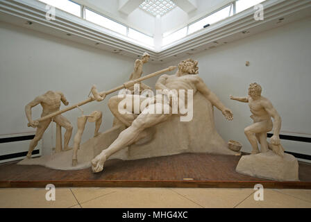 Accecamento di Polifemo, Museo Archeologico di Sperlonga, Lazio, Italia Foto Stock