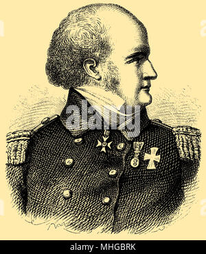 Sir John Franklin (nato il 16 aprile 1786 , morì il 11 giugno 1847 ), Foto Stock