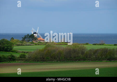 Il mulino a vento di weybourne, North Norfolk, Inghilterra Foto Stock