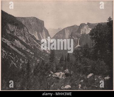 Yosemite Valley da artisti' Point California Foto Stock