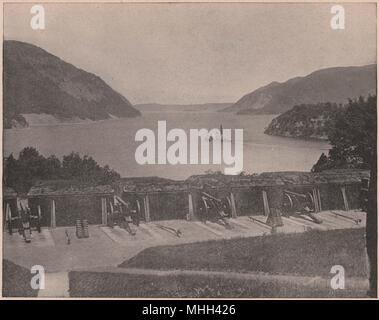 Il Fiume Hudson da West Point Foto Stock