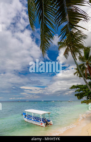 Alona Beach Bohol filippine il 20 aprile 2018 la struttura Alona Beach Foto Stock