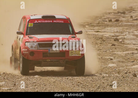4x4 fuoristrada Rally Campionato Spagnolo, la Coppa Spagnola del Rally All Terrain 2018, Valle Almanzora, Provincia di Almeria, Andalusia, Spagna Foto Stock
