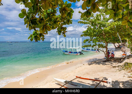 Alona Beach Bohol filippine il 20 aprile 2018 la struttura Alona Beach Foto Stock