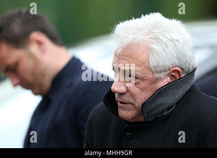 Kevin Keegan al di fuori di san Luca e la Chiesa di Cristo, Londra, dove il memoriale di servizio per ex Chelsea player Ray Wilkins si svolge. Wilkins, che ha iniziato un impressionante carriera di giocatore a Stamford Bridge e anche più tardi li allenata, morì 61 anni a seguito di un arresto cardiaco Foto Stock