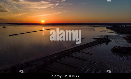 Buffalo NY cityscape Foto Stock