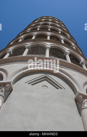 American replica della Torre Pendente di Pisa in Niles, Illinois. Foto Stock