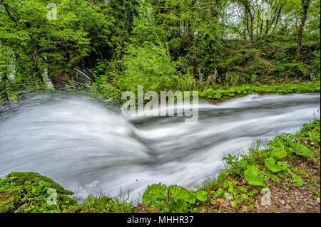 Delle Marmore rientrano in Umbria Italia Foto Stock