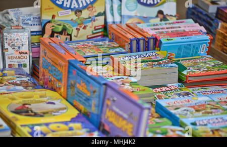 Libro dei bambini, prima Andricgrad Book Fair, Visegrad, Bosnia Erzegovina Foto Stock